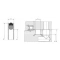 PTFE Rotary Shaft Seals, Piston Rod Rotary Seal